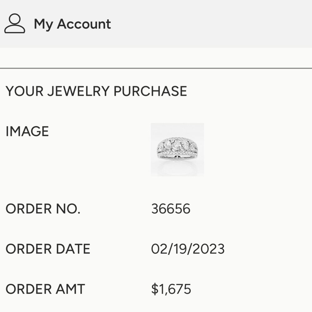 1.5 Diamond Ring in 14k white gold - Picture 5 of 5